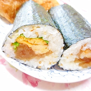 ❤かんぴょうと大葉と卵の巻き寿司❤